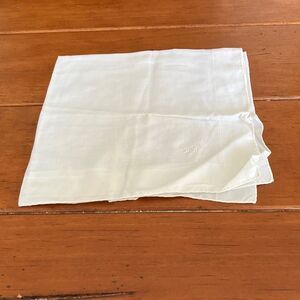 Vintage Monogrammed Hankie Handkerchief